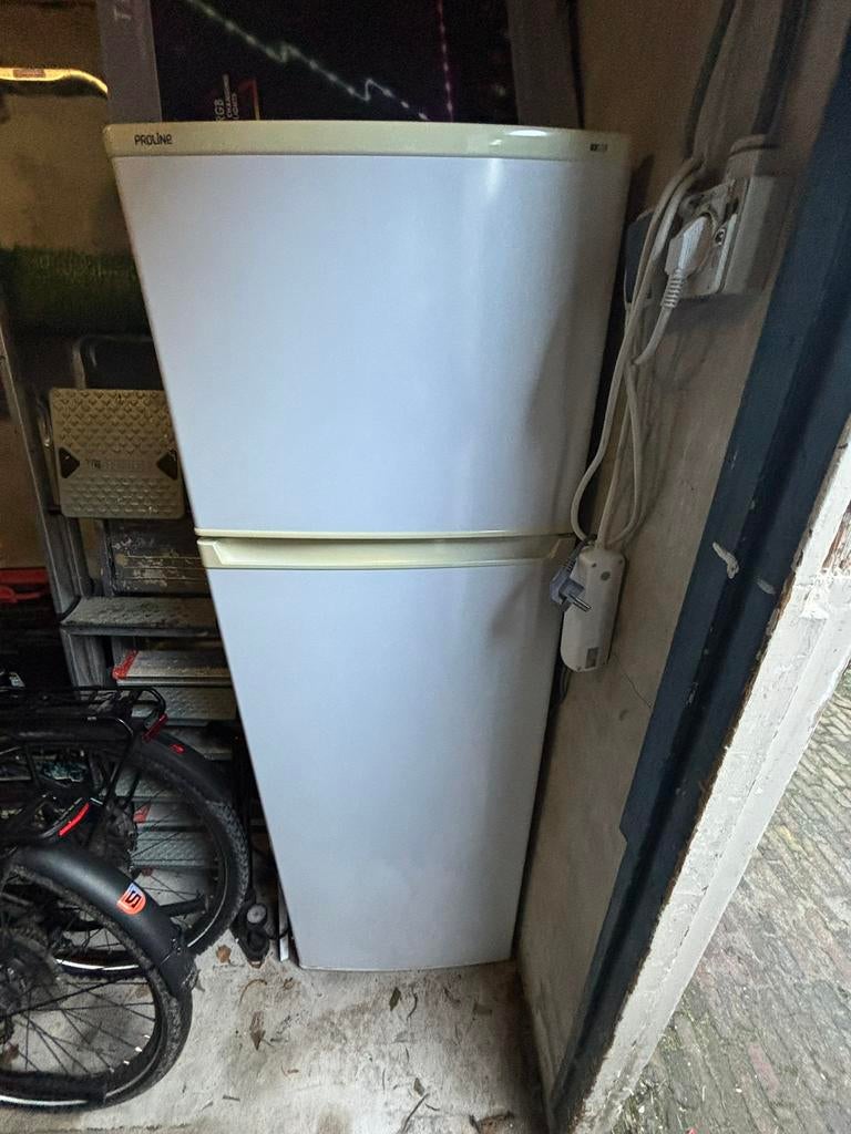 Proline koelkast, Witgoed en Apparatuur, Ophalen, 150 tot 200 liter, Gebruikt, 160 cm of meer