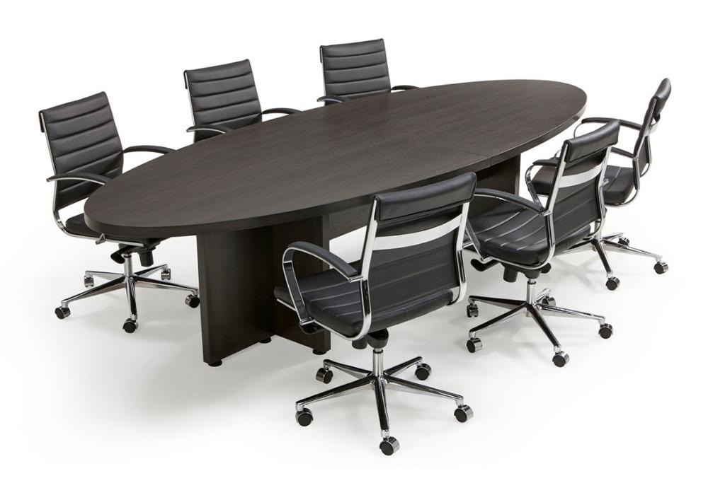 Vergadertafel ovaal 320 x 120 cm | gemonteerd geleverd!, Overige materialen, 100 tot 150 cm, Ophalen of Verzenden, Vijf personen of meer