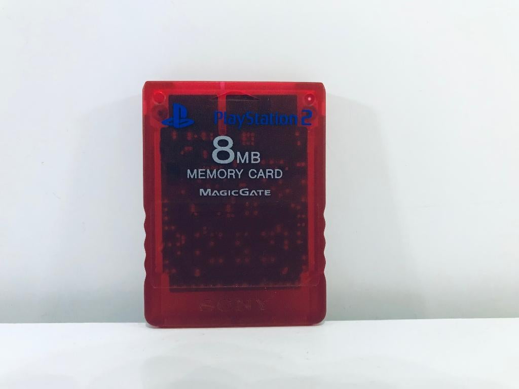 PS2 - Originele 8MB Memory Card - Rood, Avontuur en Actie, 1 speler, Ophalen of Verzenden, Zo goed als nieuw