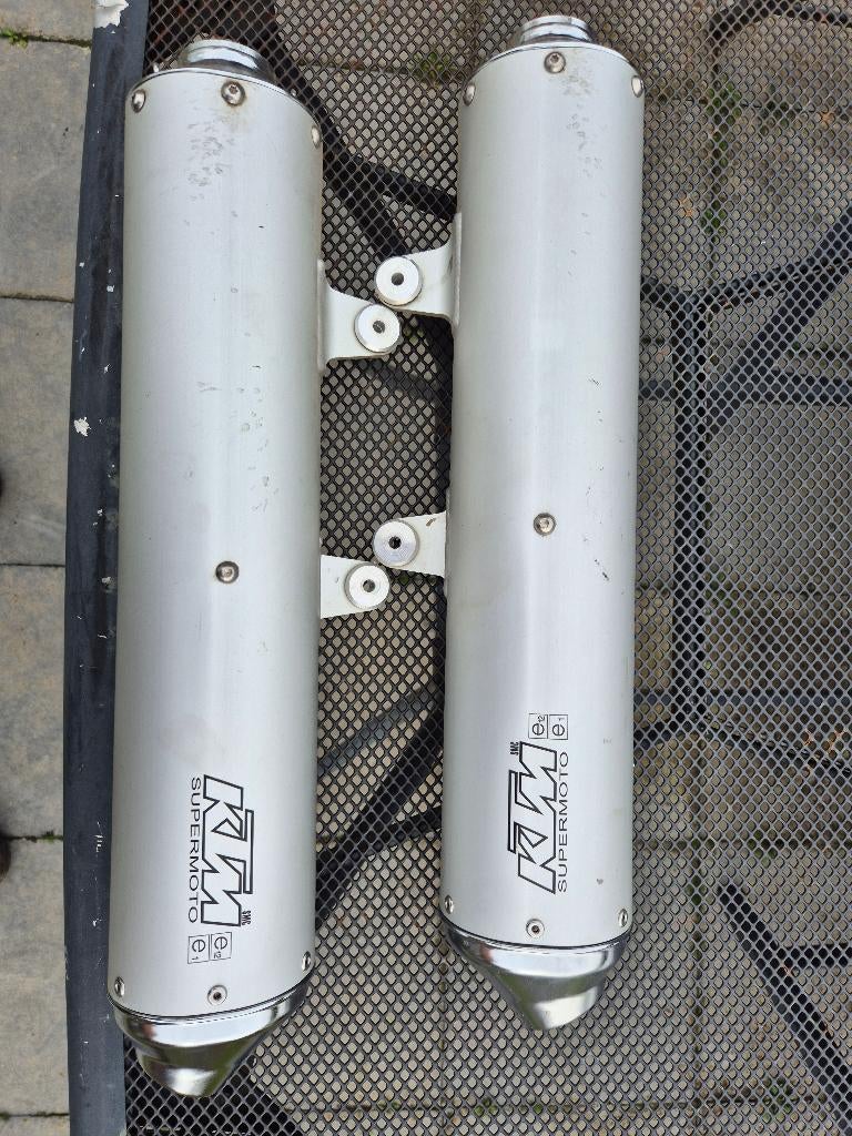 KTM Originele SM640 uitlaatdempers, Ophalen of Verzenden, Gebruikt