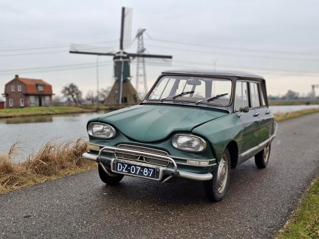 Citroën AMI 6 0.6 Break Club 1968 Groen, 602 cc, Stationwagon, Handgeschakeld, Particulier