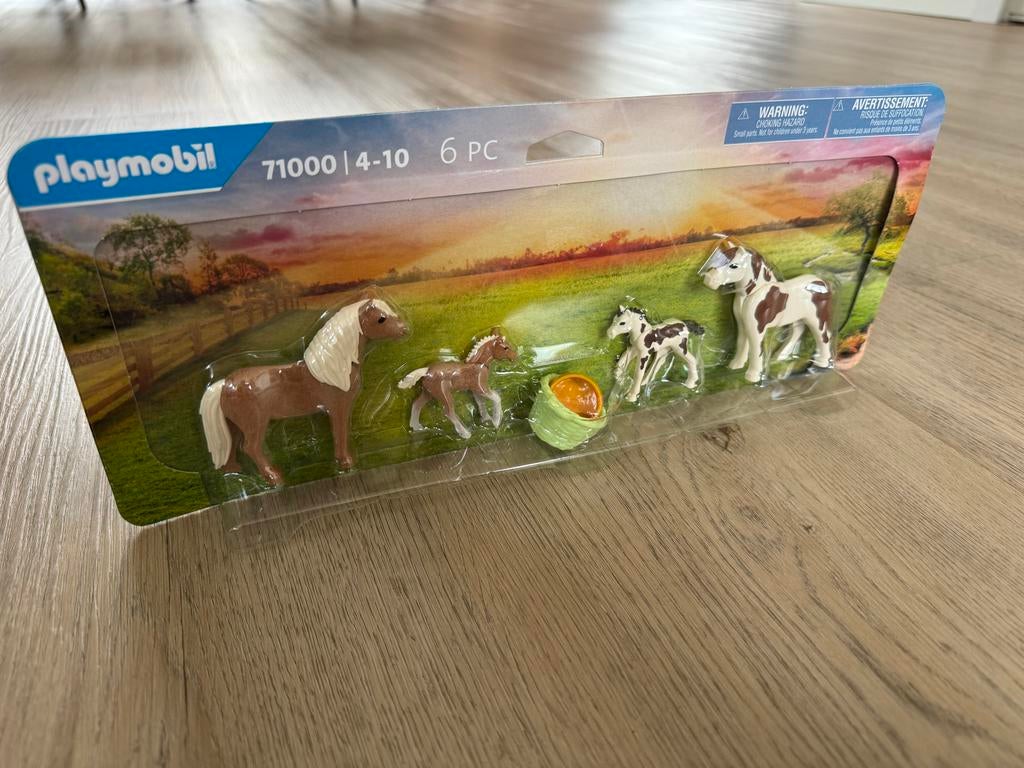 Playmobil 71000 Paarden - Nieuw & Ongeopend!, Ophalen of Verzenden, Nieuw, Complete set
