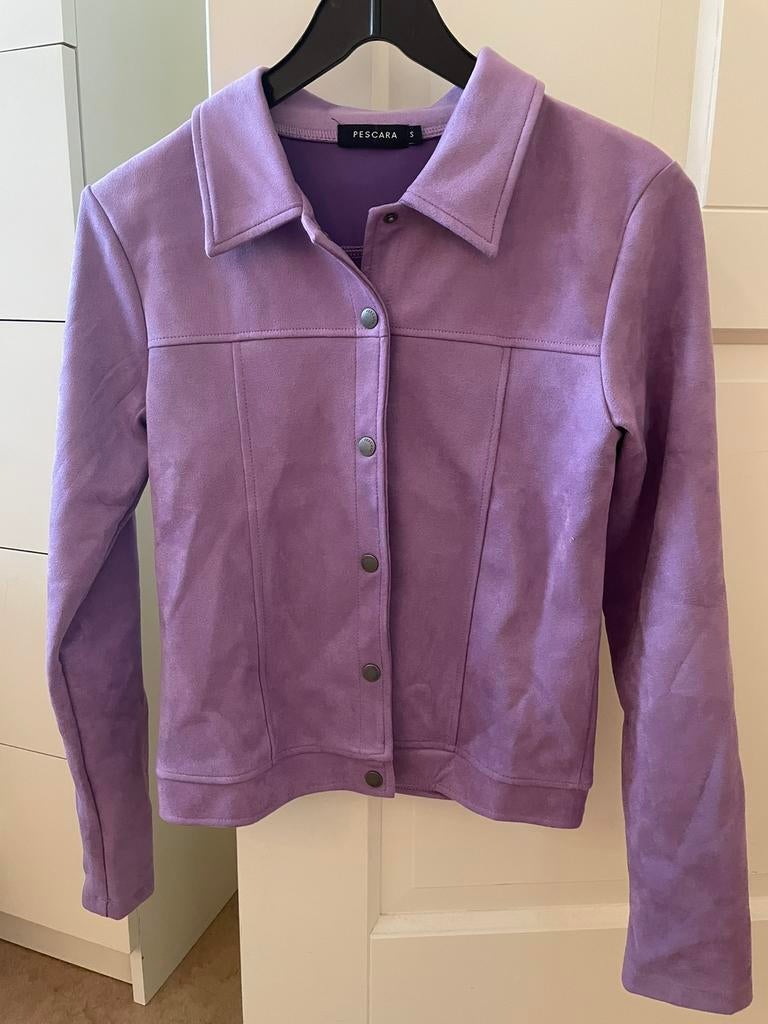 Pescara suède jasje lila, Kleding | Dames, Jasjes, Kostuums en Pakken, Paars, Nieuw, Ophalen of Verzenden, Jasje