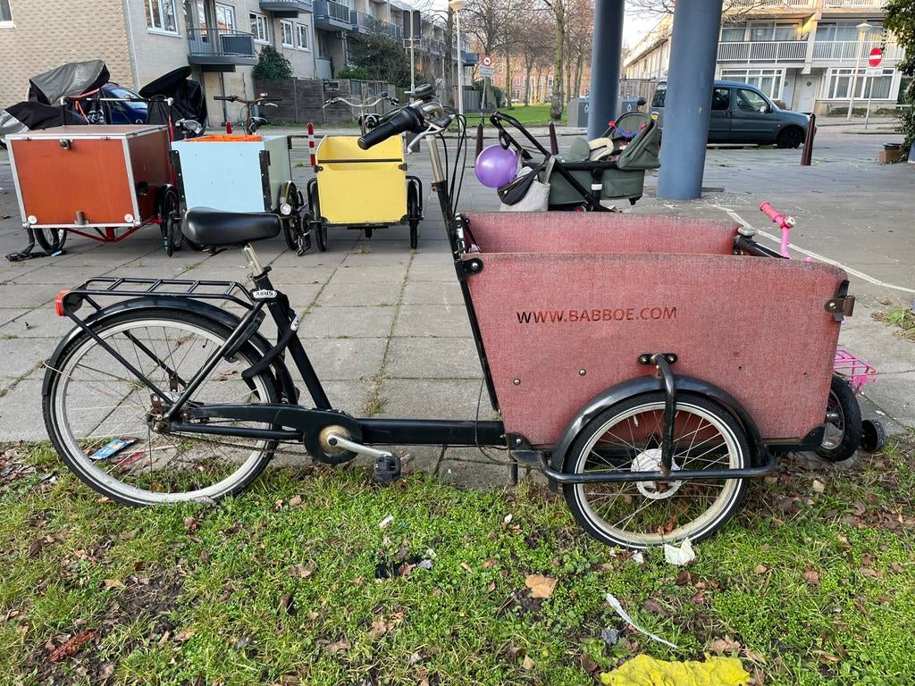 Babboe bakfiets, Gebruikt, Elektrisch, 2 kinderen, Ophalen