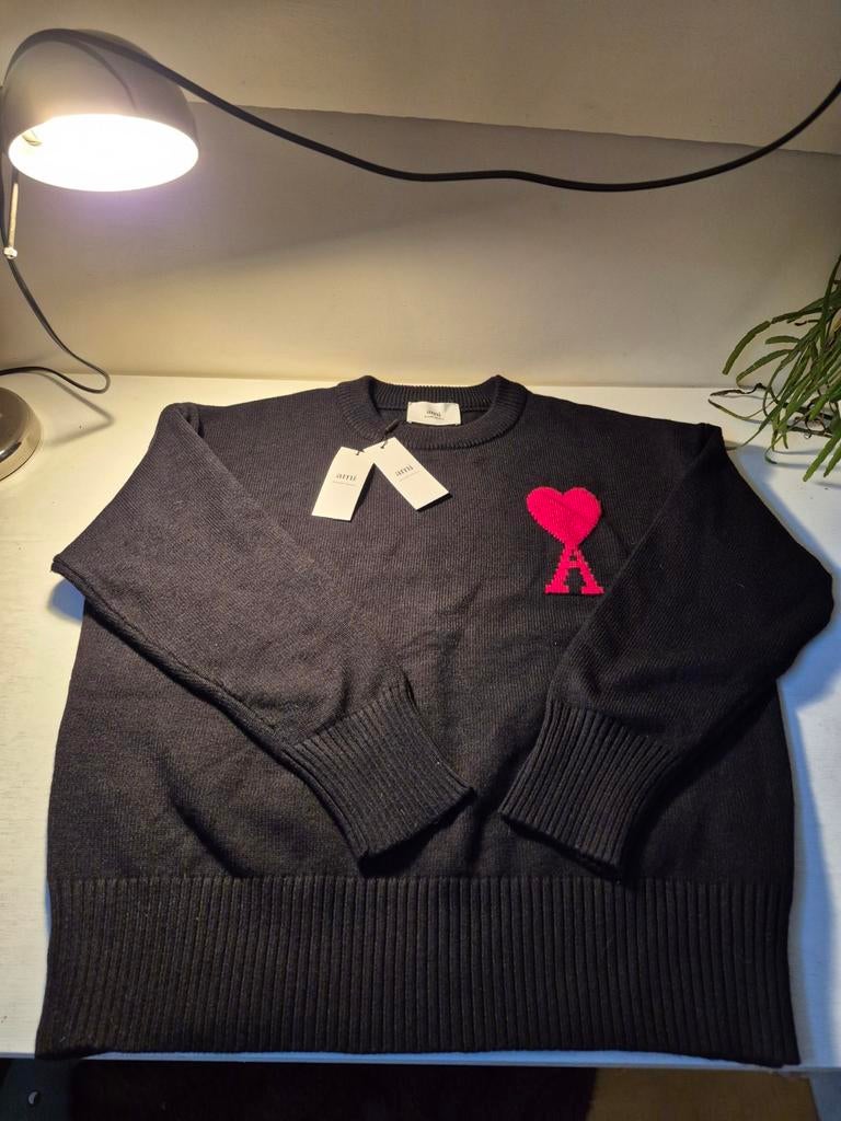 Ami paris trui, Ami Paris, Zwart, Nieuw, Ophalen of Verzenden