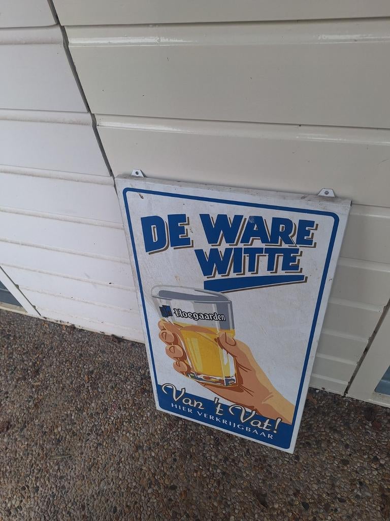 Blikken bord, Verzamelen, Merken en Reclamevoorwerpen, Ophalen of Verzenden, Reclamebord