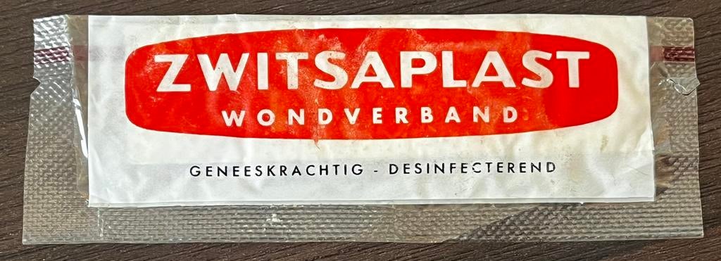 zeldzaam pleister Zwitsaplast cellofaan Zwitsal Apeldoorn, Verzamelen, Ophalen of Verzenden, Overige typen