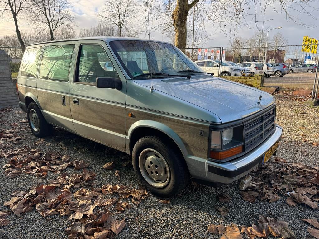 Chrysler Voyager 3.0 I SE V6 EFI AUT U9 1990 Blauw, Auto's, Blauw, Origineel Nederlands, 2972 cc, Particulier