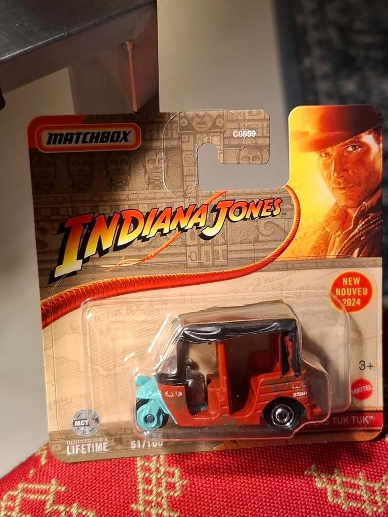 Matchbox Indiana Jones MBX Tuk Tuk, Ophalen of Verzenden, Nieuw, Auto