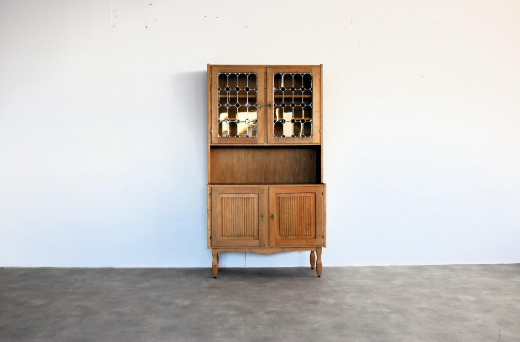 vintage vitrinekast | kast | brutalist | jaren 60 | Deens, Huis en Inrichting, Kasten | Vitrinekasten, Met deur(en), Timbeije@hotmail.com