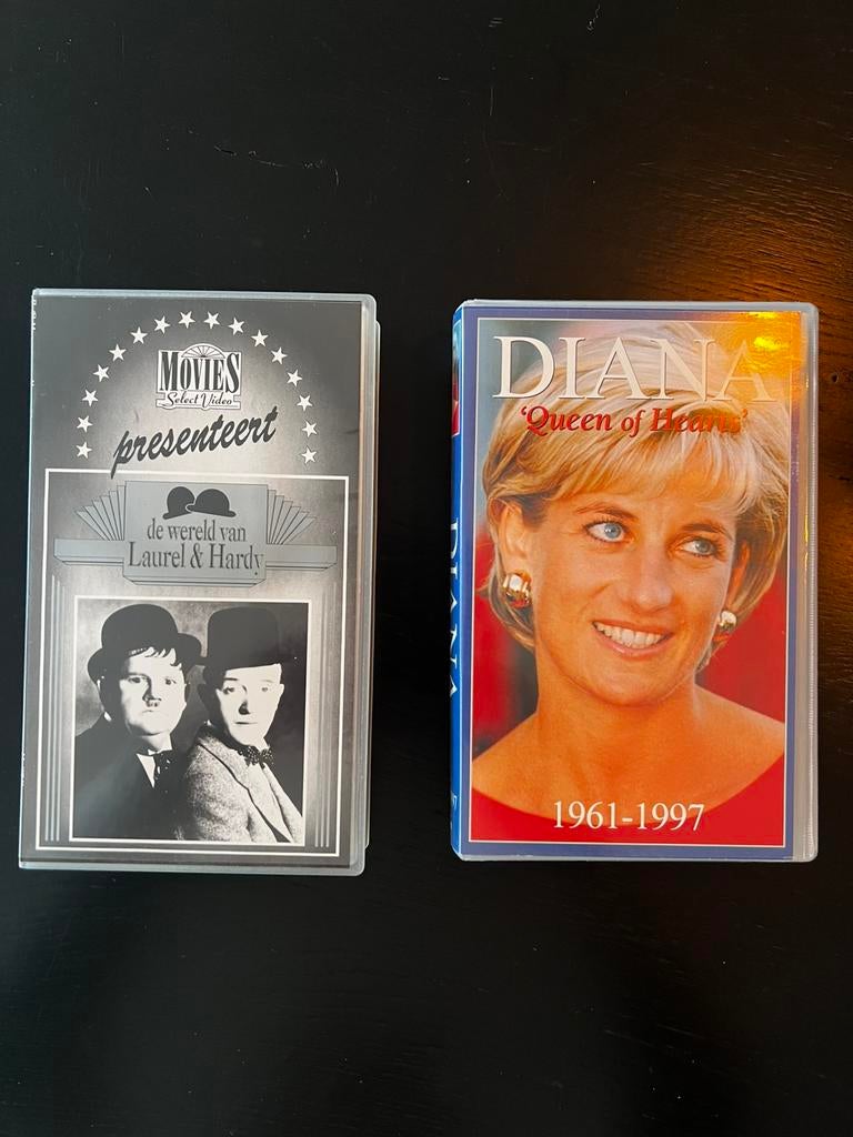 VHS videobanden - Laurel&Hardy - Diana, Alle leeftijden, Ophalen of Verzenden, Zo goed als nieuw, Komedie