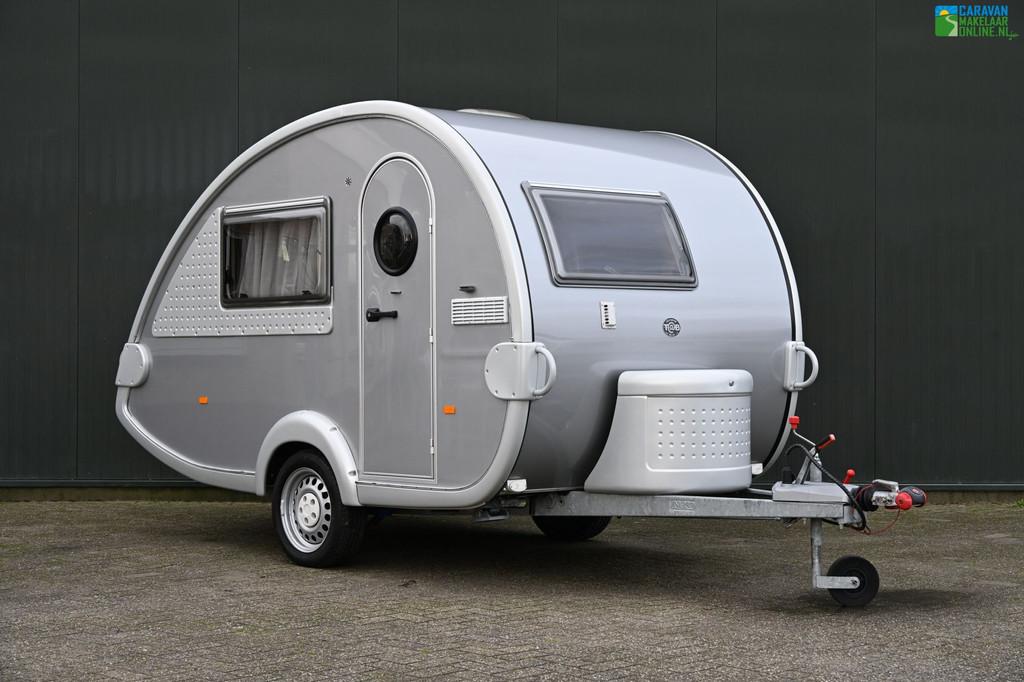 T@B Cult Edition 320 Luifel TV, Caravans en Kamperen, Rondzit, Tot en met 2, Koelkast, Bedrijf