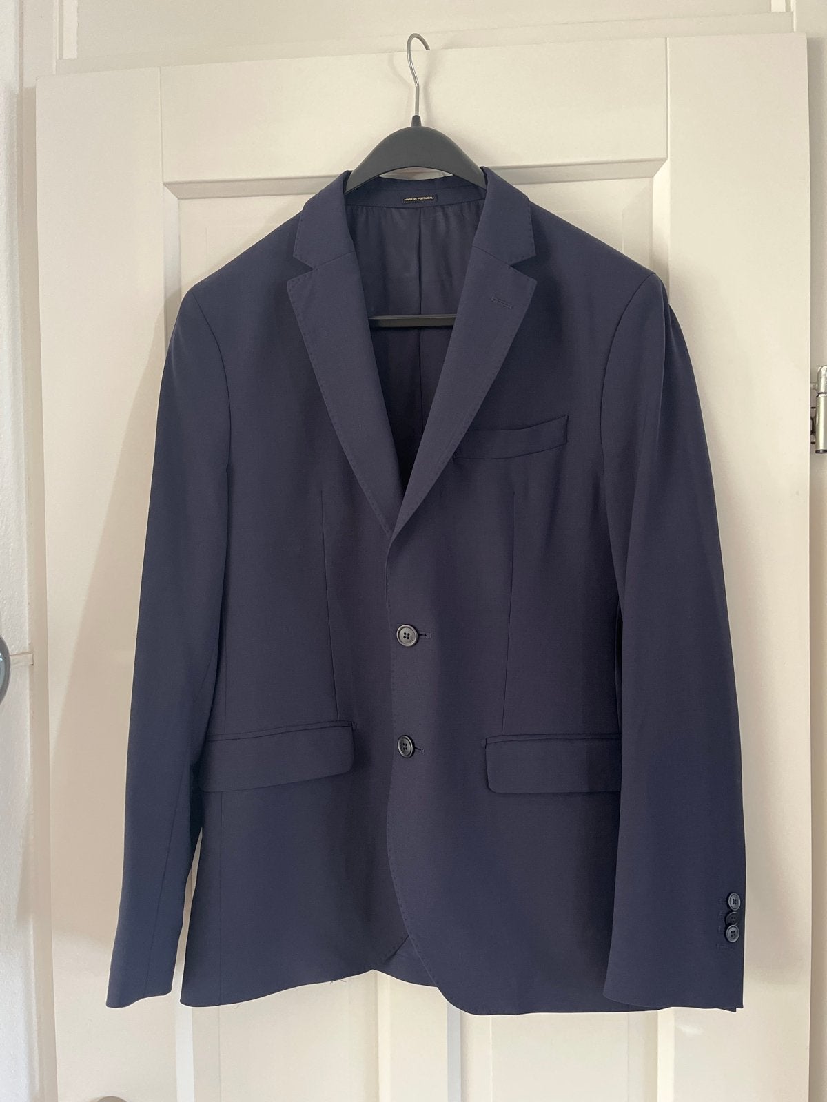 Massimo Dutti kostuum Colbert & Broek - Maat 48/38, Ophalen of Verzenden, Zo goed als nieuw, Maat 48/50 (M), Blauw