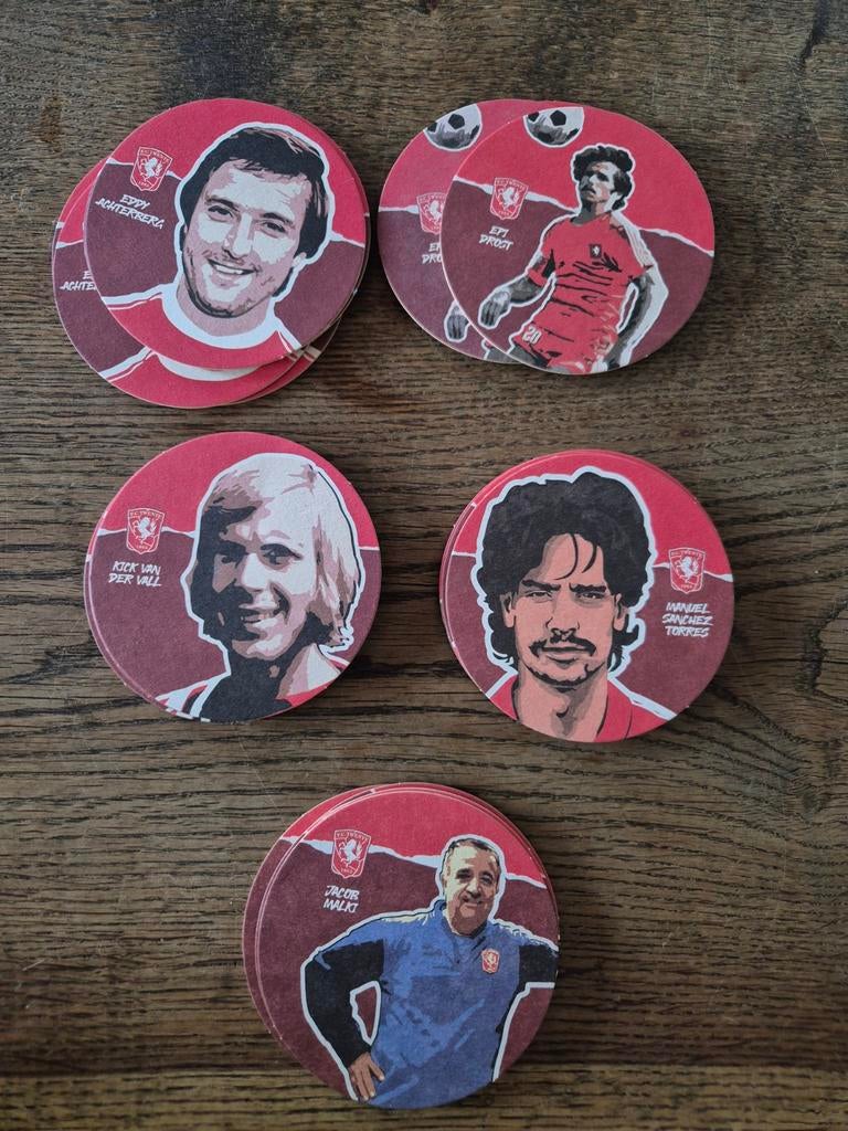 Grolsch FC Twente Bierviltjes - Voetbal Legendes, Verzamelen, Ophalen of Verzenden
