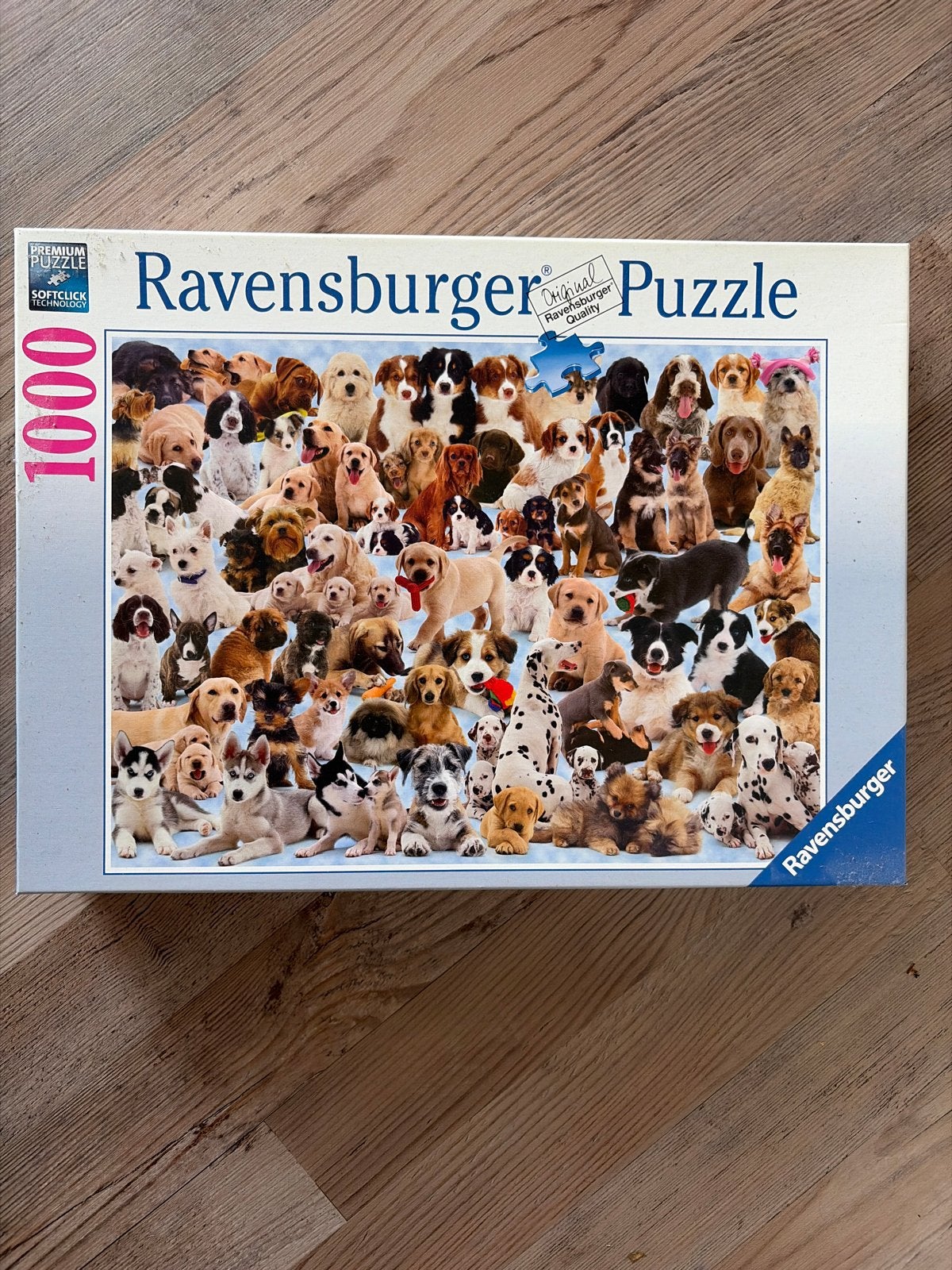 Ravensburger Legpuzzel 1000 stukjes - Honden, Ophalen, 500 t/m 1500 stukjes, Zo goed als nieuw, Legpuzzel