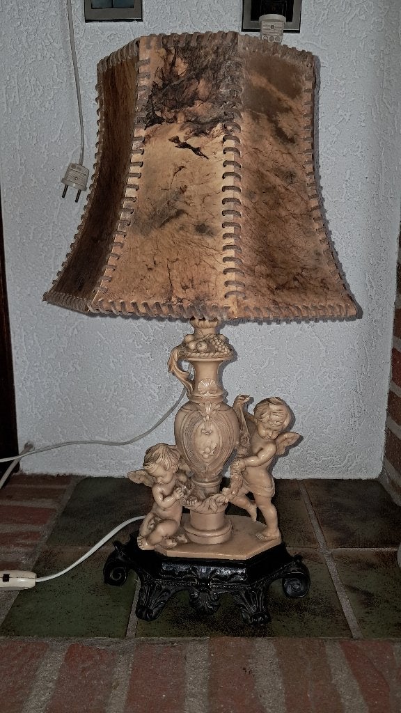 Vintage tafel lamp, Ophalen of Verzenden