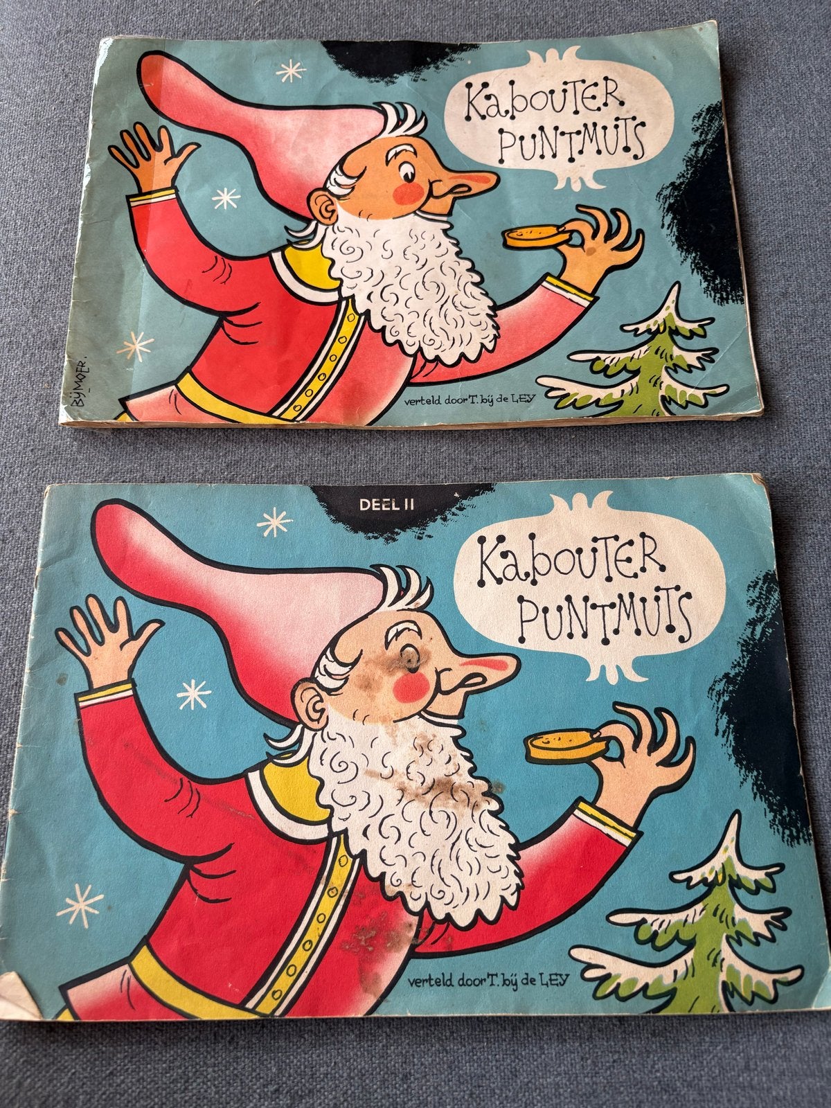 De Avonturen van Kabouter Puntmuts - Deel I & II, Ophalen of Verzenden, Gelezen, 3 tot 4 jaar