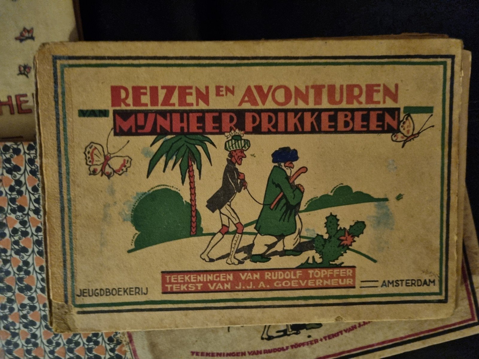 1e druk Reizen en Avonturen van Mijnheer Prikkebeen - J.J.A., Ophalen of Verzenden, Gelezen, J.J.A. Gouverneur