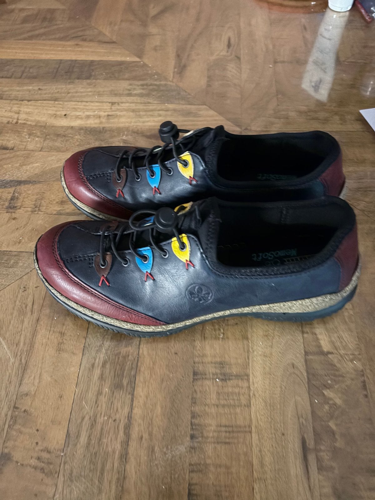 Rieker schoenen maat 42, Zwart, Ophalen of Verzenden, Sneakers of Gympen, Zo goed als nieuw