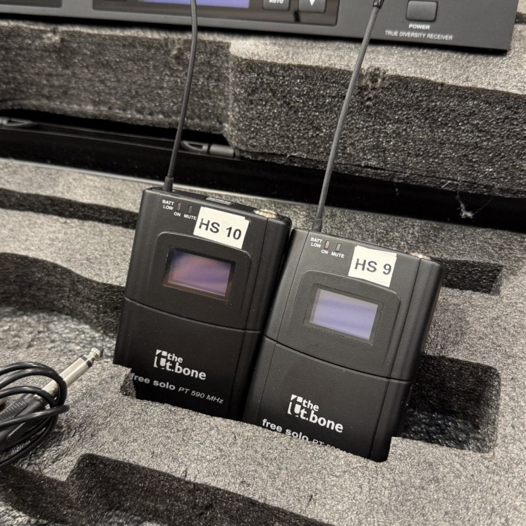 the t.bone free solo Twin PT 590 MHz draadloze set in koffer, Flex Ltd., Gebruikt, https://flex.com/contact-us, Nobelstraat 10, 5807 GA Oostrum LB, Limburg, Nederland