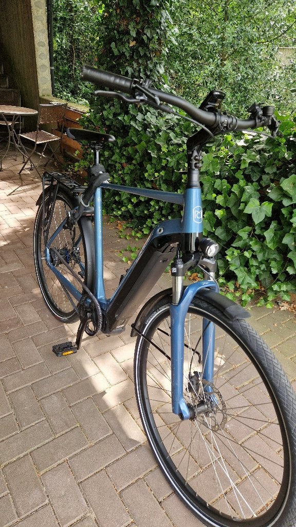 Multicycle Legacy ebike herenfiets 61 cm, Versnellingen, Zo goed als nieuw, 57 tot 61 cm, Schijfrem