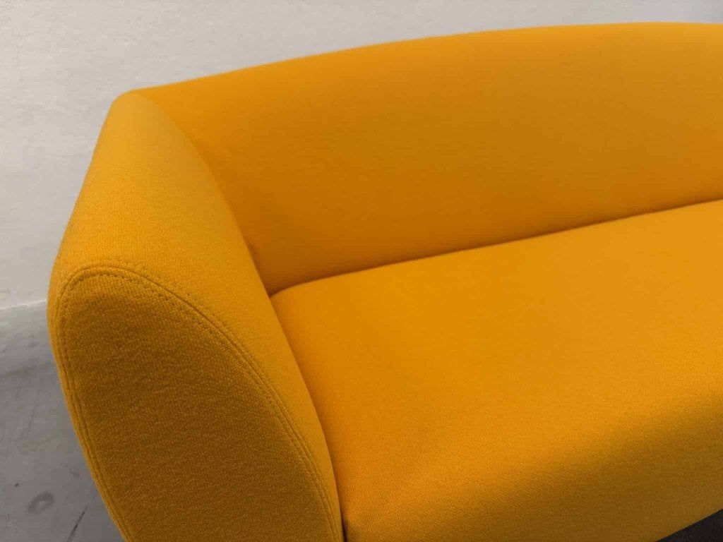 Nieuw Gelderland 6250 bank 3 zits Tonus stof Oranje 214, Huis en Inrichting, Ophalen of Verzenden, Rechte bank, Info@gelderlanddesign.com