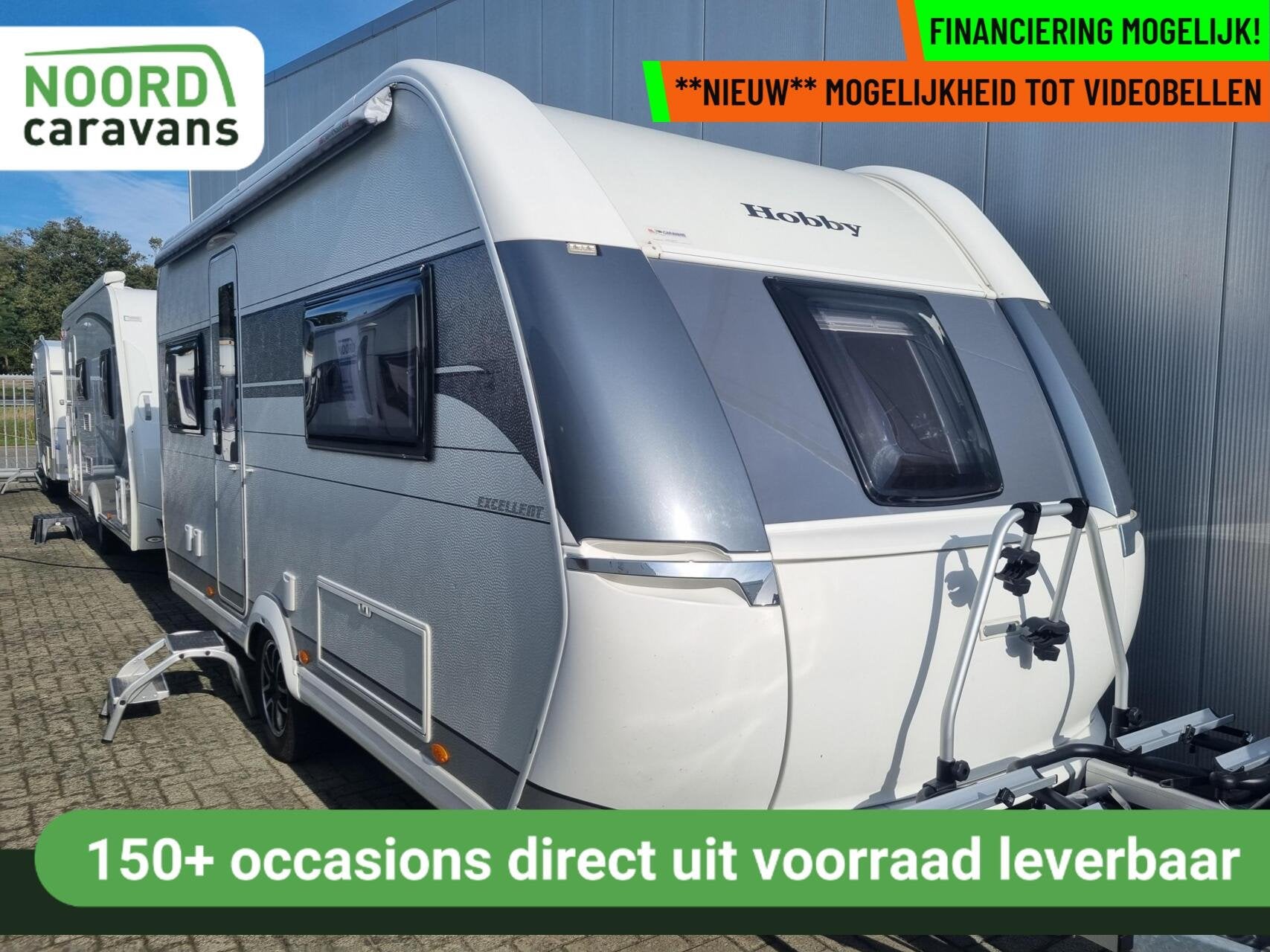 Hobby 460 UFE excellent MOVER + ZAKLUIFEL + FIETSENDRAGER, Caravans en Kamperen, Serviceluik, Rondzit, Hobby, Bedrijf