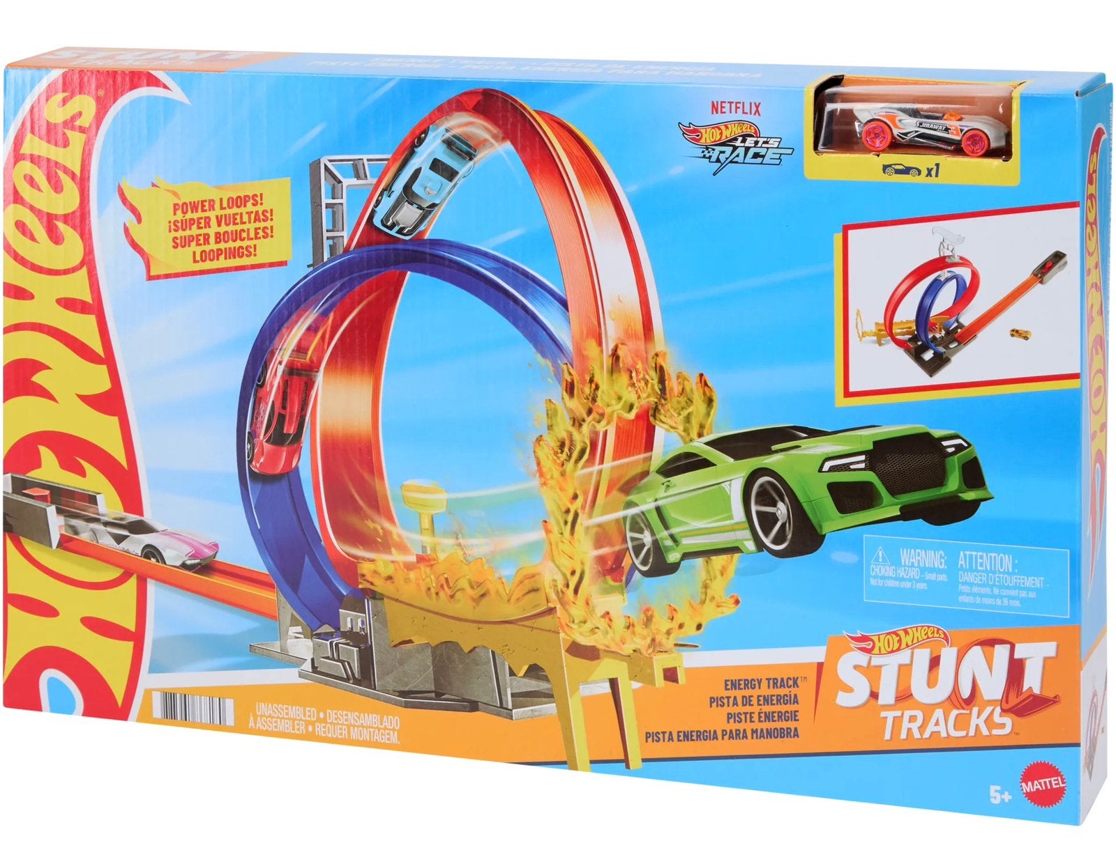 Hot Wheels Energy Track, Ophalen of Verzenden, Zo goed als nieuw, Elektrisch, Hot Wheels