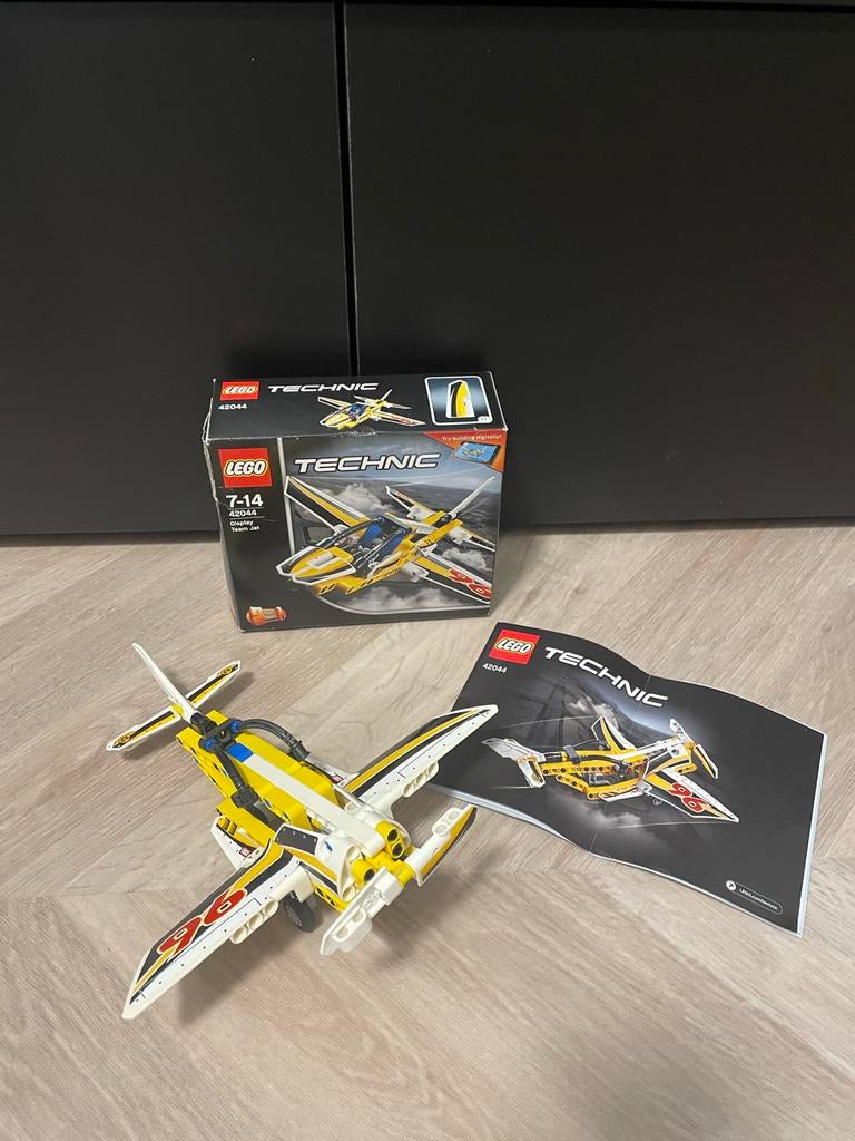 LEGO Technic Jet Vliegtuig 42044 uit 2015 - Zo goed als nieu, G1, Ophalen of Verzenden, Zo goed als nieuw