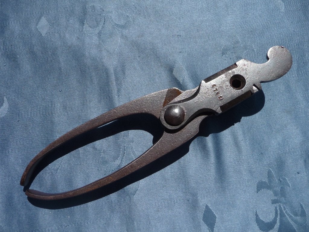 Fraaie KOGELTANG 17 m/m Rondkogel - Pistool  Geweer Herladen, Ophalen of Verzenden