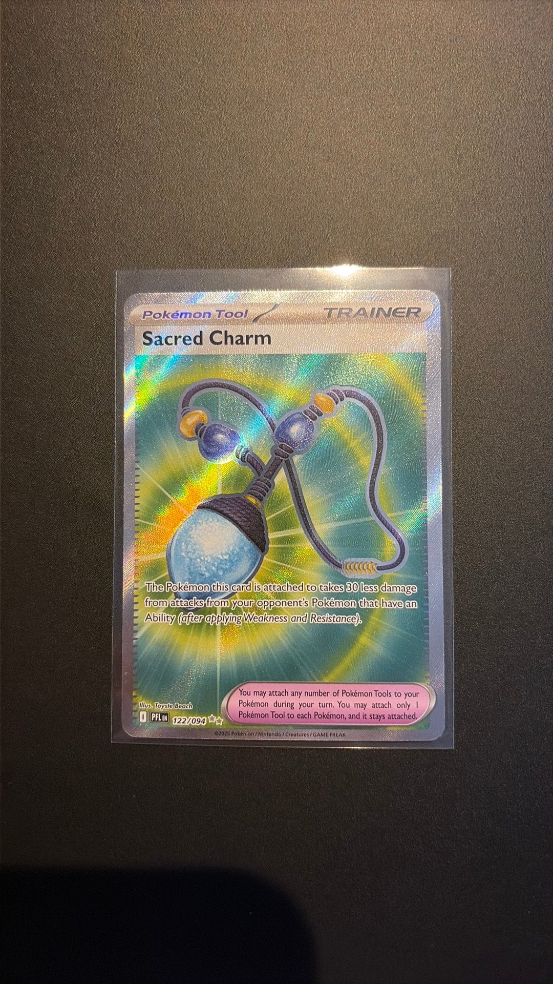 Sacred Charm 122/094 - Phantasmal Flames, Ophalen of Verzenden, Nieuw, Losse kaart, Foil