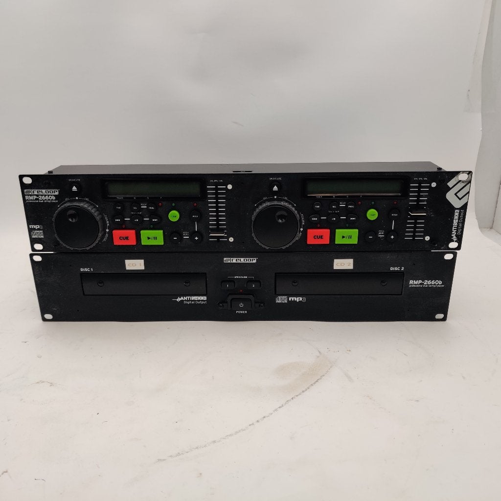 Reloop RMP-2660 B Player Rackmount | CD/ MP3 set €79.99, Ophalen, R, R, Zo goed als nieuw
