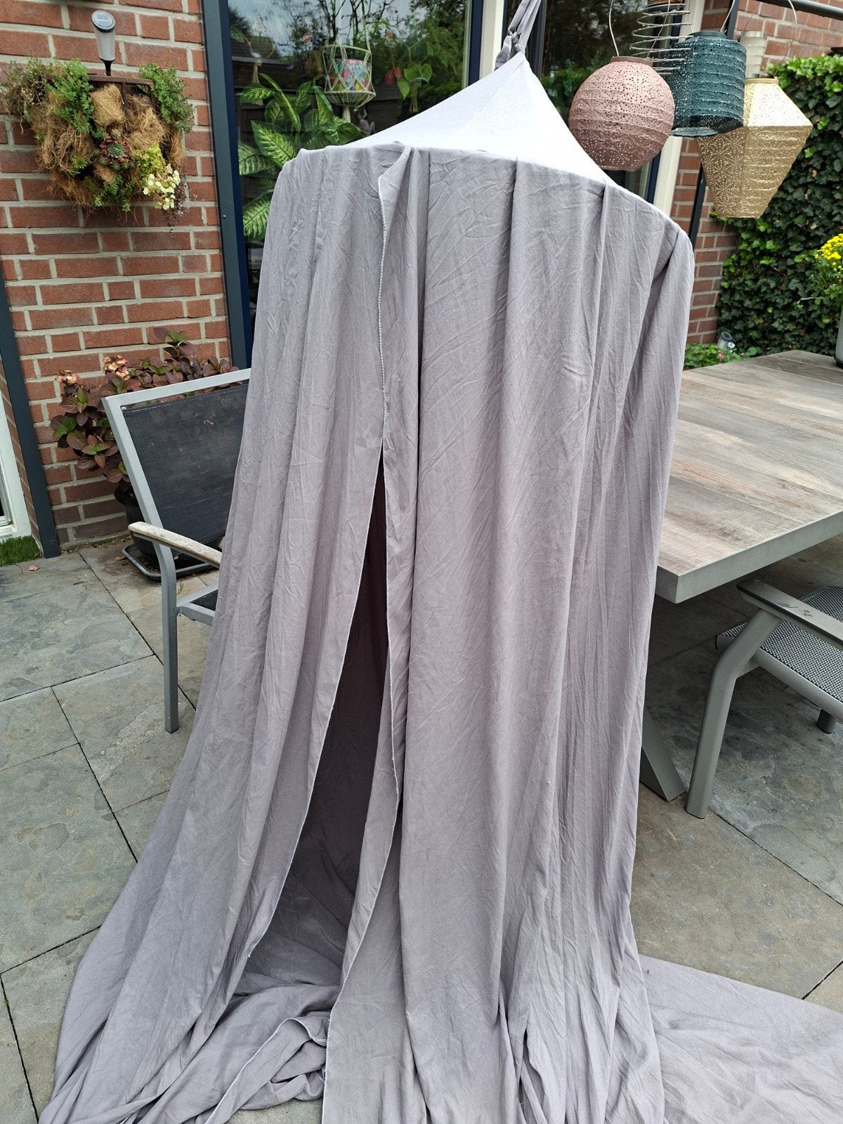 Klamboe  Grijs, Kinderen en Baby's, Kinderkamer | Inrichting en Decoratie, Overige merken, Wasbaar, Ophalen of Verzenden, Zo goed als nieuw