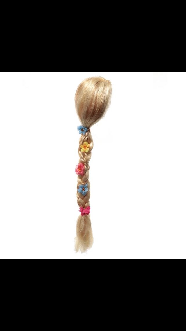 Nieuwe rapunzel pruik voor kids, Ophalen of Verzenden, Nieuw, 110 t/m 116, Meisje