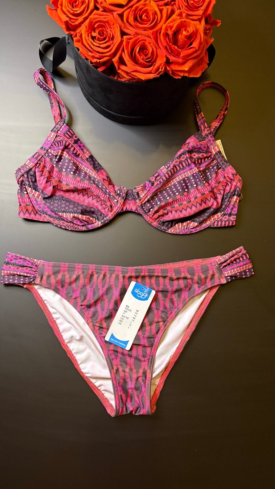 Sloggi Bikini Set - 36C/XS - Nieuw met kaartjes, Verzenden, Nieuw, Meerkleurig, Bikini