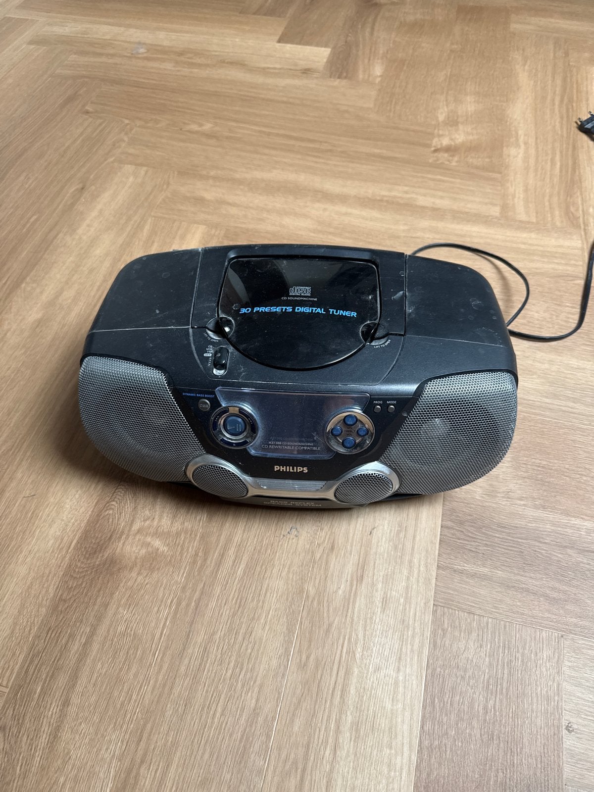 Philips AZ1300CD Soundmachine met Digital Tuner, Ophalen of Verzenden, Gebruikt, Radio, Met cd-speler