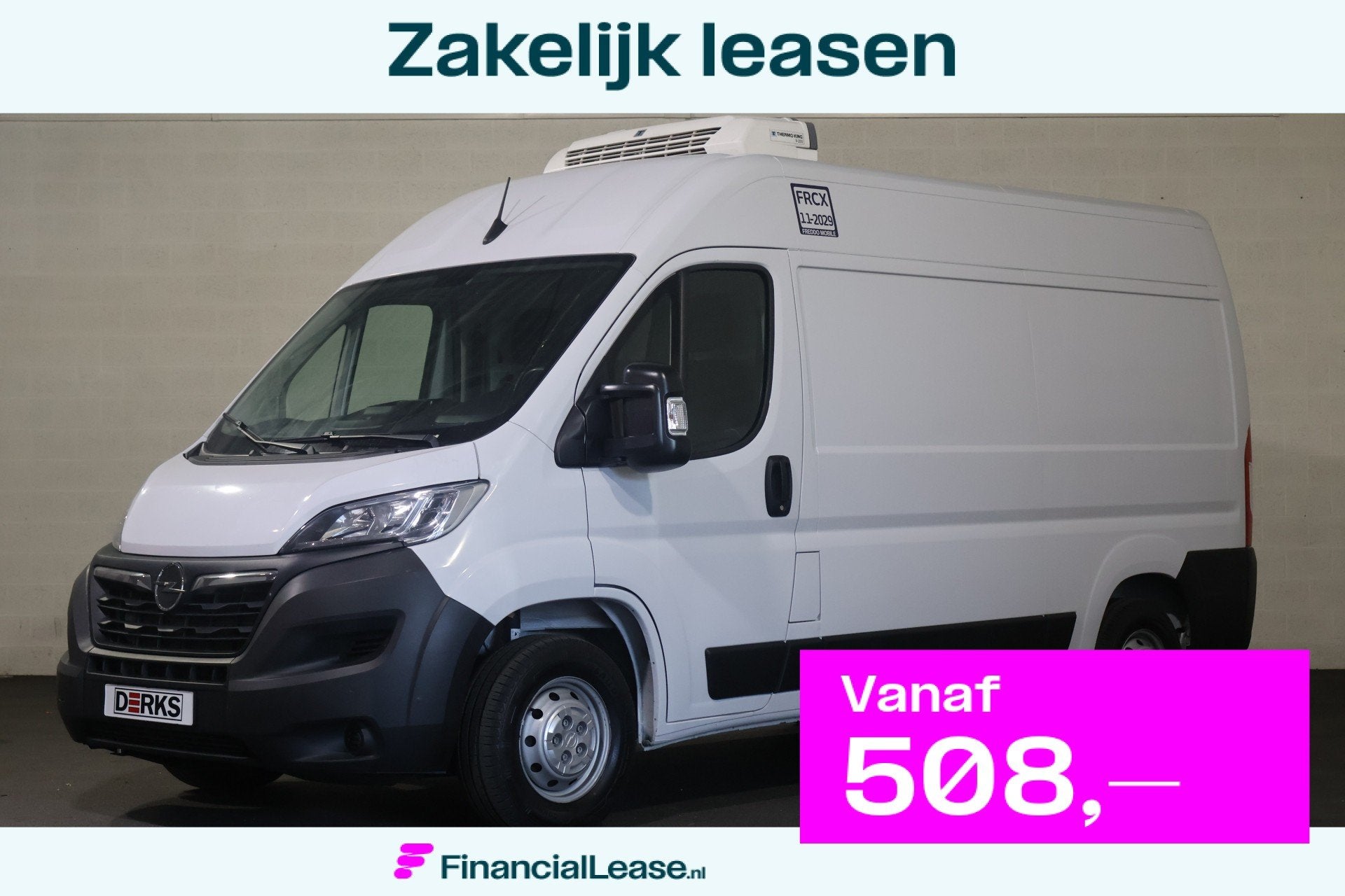 Opel Movano 2.2 BlueHdi L2 H2 Koelwagen Airco, Voorwielaandrijving, Gebruikt, 4 cilinders, Bedrijf