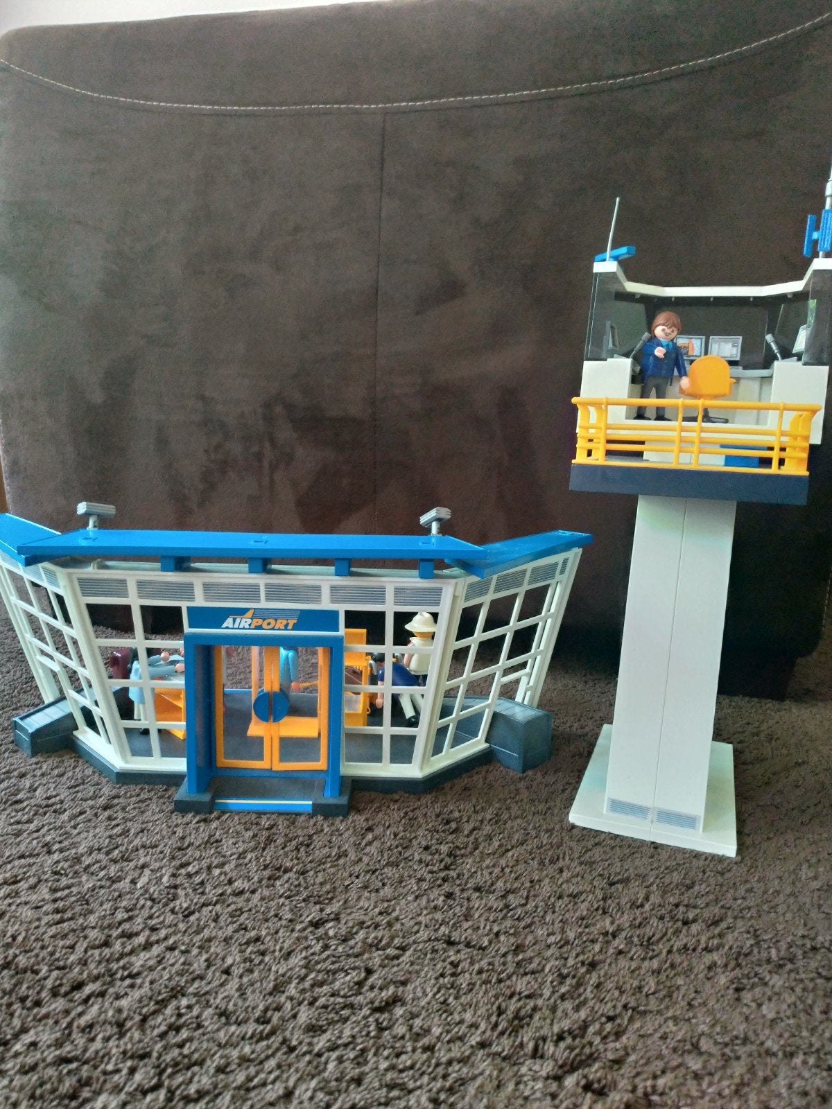 Playmobil Luchthaven met controle 5338, Kinderen en Baby's, Speelgoed | Playmobil, Ophalen of Verzenden, Gebruikt