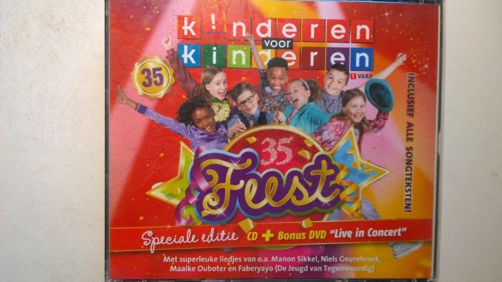 Kinderen voor Kinderen - Kinderen voor Kinderen 35 Feest, Ophalen of Verzenden, Zo goed als nieuw, 3 tot 5 jaar, Muziek