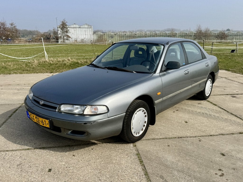 Mazda 626 1.8i LX sedan 177.757km stuurbekr. trekhaak, Auto's, Voorwielaandrijving, Stof, 1840 cc, Origineel Nederlands