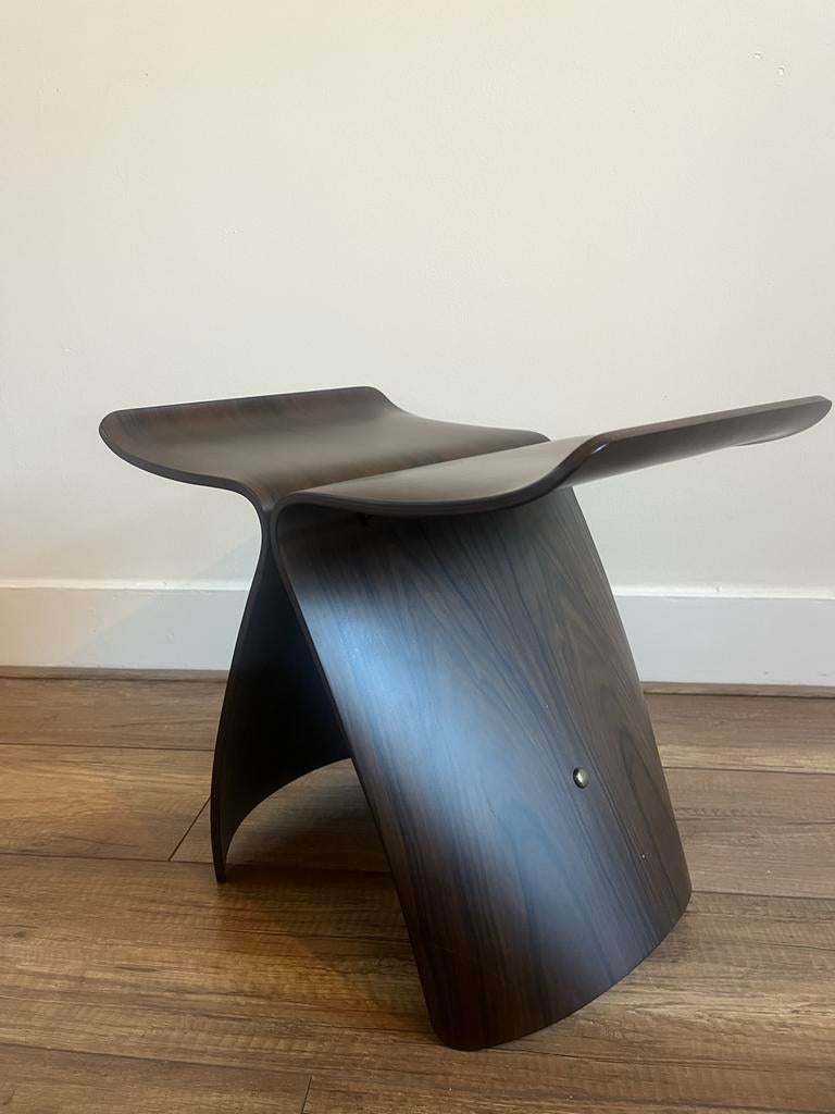 Sori Yanagi Butterfly Stool van Tendo Mokko Palissander, Ophalen of Verzenden