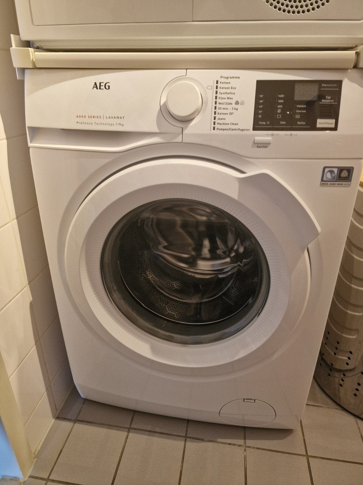 AEG 6000 Series Lavamat 1-9kg Wasmachine (zoetermeer), 1200 tot 1600 toeren, Gebruikt, Energieklasse A of zuiniger, 8 tot 10 kg