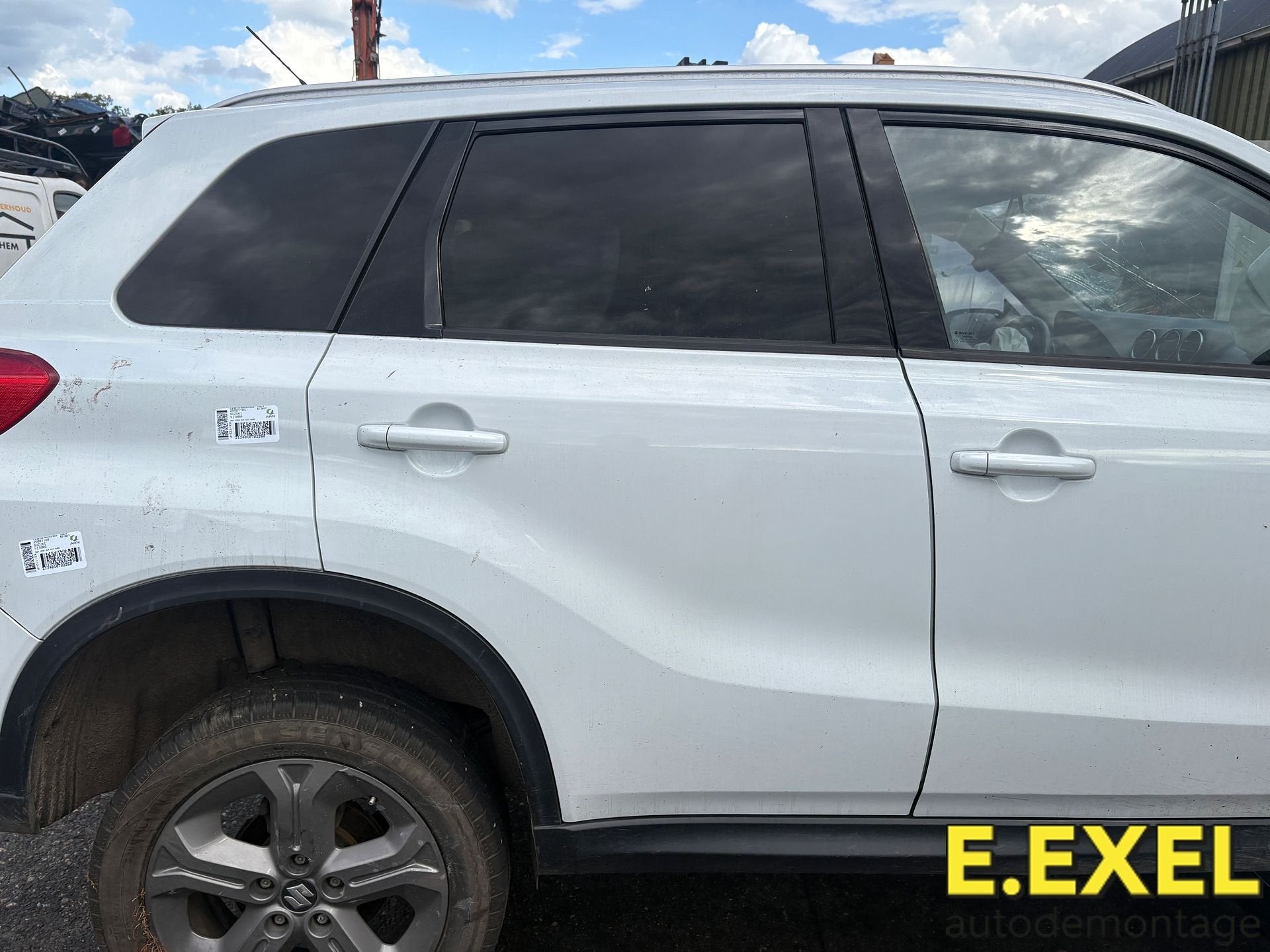 Deur Rechts achter Suzuki Vitara (LY/MY) vanaf 2015 WIT, Auto-onderdelen, Gebruikt, -, Deur, Achter