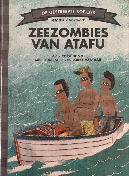 6 gestreepte boekjes groep 7 o.a. Zeezombies van Atafu, Boeken, Ophalen of Verzenden, Zo goed als nieuw, Fictie