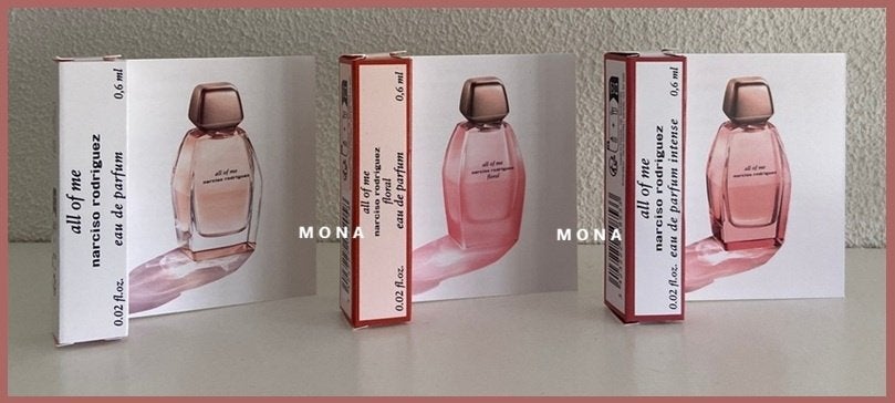 All of Me set 3 parfum samples proefjes testers monsters, Verzenden, Nieuw