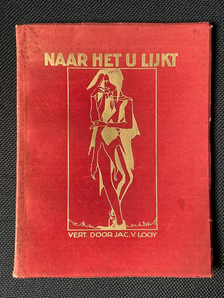 Shakespeare vertaling door J.v.Looy  'Naar  het u lijkt', Ophalen of Verzenden, Nederland, Jacobus van Looy, Zo goed als nieuw