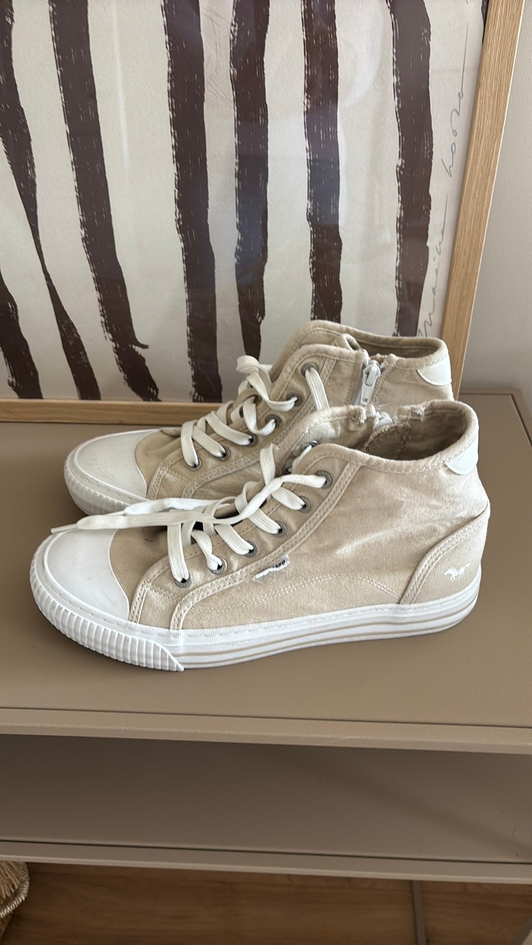 MUSTANG gympen/boots nieuw maat 40, Overige kleuren, Verzenden, Nieuw, Sneakers of Gympen