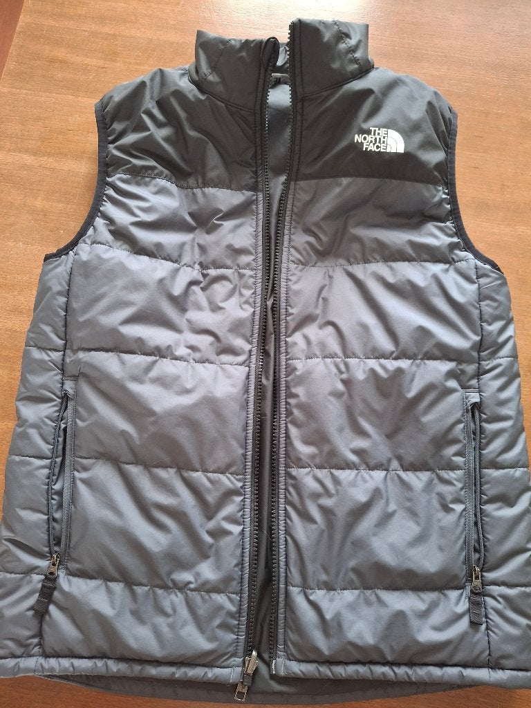 The North Face bodywarmer jongens, Kleding | Heren, Bodywarmers, Overige maten, Ophalen of Verzenden, Zo goed als nieuw, Grijs