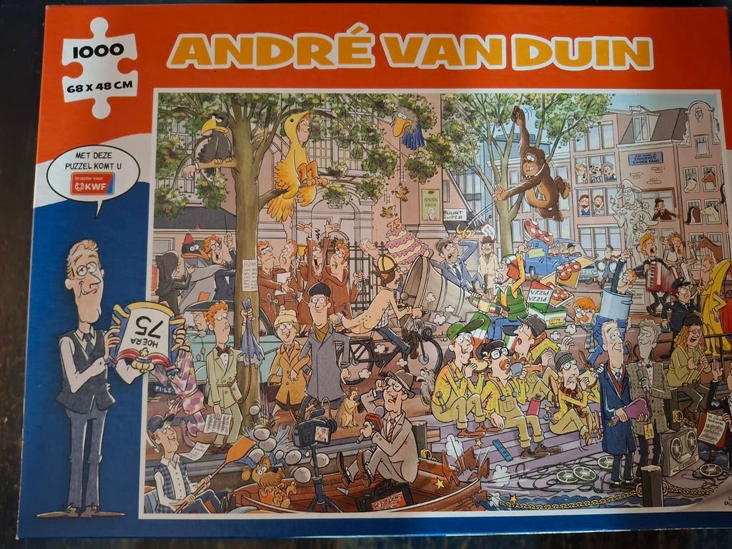 Andre van Duin Puzzel - 1000 Stukjes, Ophalen of Verzenden, 500 t/m 1500 stukjes, Zo goed als nieuw, Legpuzzel