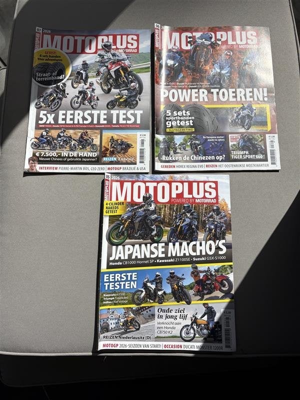 3 Tijdschriften MotoPlus, Ophalen of Verzenden, Zo goed als nieuw